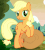 Size: 600x670 | Tagged: safe, applejack, earth pony, pony, g4, official, animated, cropped, cute, female, gif, jackabetes, mare, one eye closed, wink, youtube link