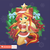 Size: 1000x1000 | Tagged: safe, artist:howxu, sunset shimmer, anthro, g4, adorasexy, armpits, beautiful, belly button, belt, boots, christmas, clothes, cute, female, holiday, midriff, miniskirt, patreon, patreon logo, sexy, shimmerbetes, shoes, skirt, solo, tube top