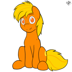 Size: 1080x1080 | Tagged: safe, artist:eisky, artist:frenchfreis, oc, oc only, earth pony, pony, looking at you, simple background, smiling, solo, transparent background