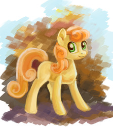 Size: 700x786 | Tagged: safe, artist:maytee, carrot top, golden harvest, earth pony, pony, g4, cute, female, mare, missing cutie mark, solo