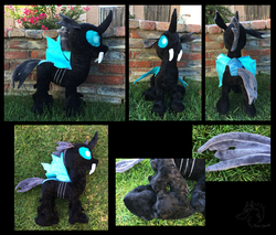 Size: 1295x1102 | Tagged: safe, artist:racingwolf, thorax, changeling, g4, cute, irl, photo, plushie, solo