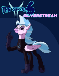 Size: 2000x2550 | Tagged: safe, alternate version, artist:chedx, silverstream, comic:the storm kingdom, g4, my little pony: the movie, adventure, alternate hairstyle, alternate timeline, alternate universe, bodysuit, comic, crystal of light, fantasy, female, high res, the storm 6, the storm six