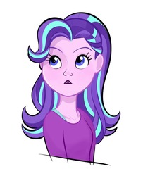 Size: 751x927 | Tagged: safe, artist:mn27, starlight glimmer, equestria girls, g4, clothes, female, simple background, solo, sweater, white background
