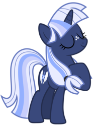 Size: 4826x6435 | Tagged: safe, artist:estories, oc, oc only, oc:silverlay, original species, pony, umbra pony, unicorn, g4, absurd resolution, eyes closed, female, freckles, mare, smiling, solo, vector