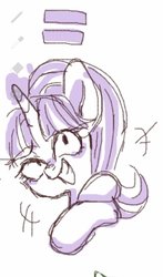 Size: 364x617 | Tagged: safe, artist:oc_ponys, starlight glimmer, pony, unicorn, g4, egalitarianism, equal cutie mark, evil grin, female, grin, smiling, solo