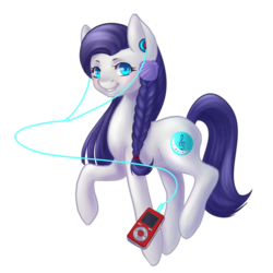 Size: 2100x2100 | Tagged: safe, oc, oc only, oc:azure harmony, earth pony, pony, braid, cute, female, hair ornament, happy, high res, looking at you, mare, ocbetes, seashell, simple background, smiling, solo, transparent background