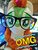 Size: 768x1024 | Tagged: safe, artist:burgunzik, autumn blaze, kirin, g4, my little pony: friendship is magic, sounds of silence, female, glasses, irl, lidded eyes, looking at you, omg, photo, plushie, smiling, solo