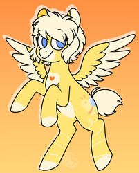 Size: 1280x1593 | Tagged: safe, artist:sandwichbuns, oc, oc only, oc:bumble, pegasus, pony, female, mare, solo