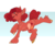 Size: 840x681 | Tagged: safe, artist:ectopi, pinkie pie, earth pony, pony, g4, ear fluff, female, horseshoes, leg fluff, looking at you, one eye closed, redesign, short mane, short tail, simple background, smiling, solo, underhoof, wink