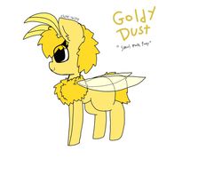 Size: 1100x900 | Tagged: safe, artist:chillywilly, oc, oc only, oc:goldy dust, monster pony, moth, mothpony, original species, antenna, chest fluff, fluffy, insect wings, solo, wings