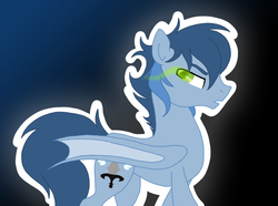 Size: 1140x848 | Tagged: safe, artist:lieutenantkyohei, oc, oc only, oc:kyohei, bat pony, pony, male, solo, stallion