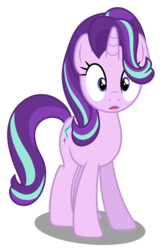 Size: 4200x6400 | Tagged: safe, artist:mundschenk85, starlight glimmer, pony, unicorn, comic:all in good fun, g4, absurd resolution, cutie mark, female, hair flip, hair over one eye, horn, mare, show accurate, simple background, solo, surprised, transparent background, vector