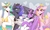 Size: 1500x914 | Tagged: safe, artist:seamaggie, princess cadance, princess celestia, princess flurry heart, princess luna, twilight sparkle, alicorn, pony, g4, :p, alicorn pentarchy, auntie twilight, baby, baby pony, colored pupils, cute, hug, one eye closed, smiling, tongue out, twilight sparkle (alicorn), wink