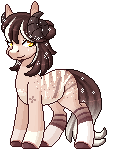 Size: 120x150 | Tagged: safe, artist:ak4neh, oc, oc only, oc:kokoa, pony, animated, female, gif, mare, pixel art, simple background, solo, tail wag, transparent background