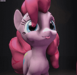 Size: 367x360 | Tagged: safe, artist:fishimira, pinkie pie, earth pony, pony, g4, 3d, :3, :p, animated, cute, diapinkes, female, gif, hnnng, looking at you, mare, perfect loop, pinkie being pinkie, ponk, puffy cheeks, raspberry noise, shifty eyes, silly, silly pony, smiling, solo, source filmmaker, tongue out