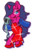 Size: 600x900 | Tagged: safe, artist:threetwotwo32232, oc, oc only, oc:fizzy pop, pony, unicorn, clothes, dress, female, jessica rabbit, mare, parody, solo