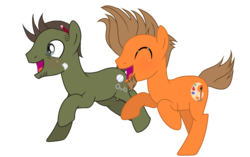 Size: 2600x1637 | Tagged: safe, artist:rainbow15s, pony, ace attorney, crossover, dick gumshoe, larry butz, ponified