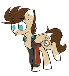 Size: 1633x1804 | Tagged: safe, artist:starlyfly, oc, oc only, oc:skittle, pegasus, pony, chest fluff, clothes, cute, jacket, male, shirt, solo