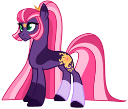 Size: 1527x1303 | Tagged: safe, artist:unicorn-mutual, oc, oc only, oc:wilted quill, earth pony, pony, female, magical lesbian spawn, mare, offspring, parent:tempest shadow, parent:twilight sparkle, parents:tempestlight, simple background, solo, transparent background