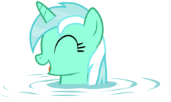 Size: 5000x3000 | Tagged: safe, artist:mundschenk85, lyra heartstrings, pony, unicorn, comic:all in good fun, g4, eyes closed, female, laughing, mare, open mouth, show accurate, simple background, solo, transparent background, vector, wet mane, wet mane lyra heartstrings