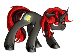 Size: 2863x2094 | Tagged: safe, artist:blocksy-art, oc, oc only, oc:goonie, pony, unicorn, high res, male, simple background, solo, stallion, transparent background