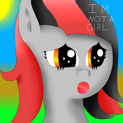 Size: 1280x1280 | Tagged: safe, artist:jimmy draws, oc, oc only, oc:marilyn red, pony, cute, female, filly, foal