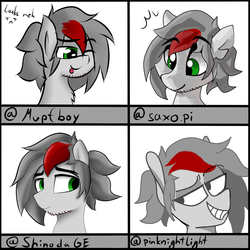 Size: 2000x2000 | Tagged: safe, artist:move, oc, oc:move, pegasus, pony, high res, male, reference, smiling, stylesheet