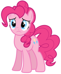 Size: 4974x6000 | Tagged: safe, artist:estories, pinkie pie, earth pony, pony, g4, absurd resolution, female, frown, mare, simple background, solo, transparent background, vector