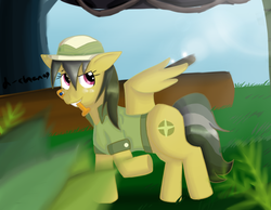 Size: 648x504 | Tagged: safe, artist:warped-dragonfly, daring do, pegasus, pony, g4, female, mare, solo