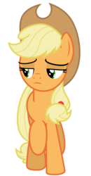 Size: 3972x7615 | Tagged: safe, artist:estories, applejack, earth pony, pony, g4, absurd resolution, female, raised hoof, simple background, solo, transparent background, vector