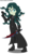 Size: 1700x2966 | Tagged: safe, artist:gamerpen, oc, oc only, oc:medusa, gorgon, snake, equestria girls, g4, crossover, disney, equestria girls-ified, kingdom hearts, looking at you, medusa, organization xiii, simple background, solo, transparent background, weapon