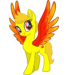 Size: 1024x1092 | Tagged: safe, artist:volcanicdash, oc, pegasus, pony, base used, colored wings, multicolored wings, wings