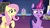 Size: 1920x1080 | Tagged: safe, screencap, fluttershy, twilight sparkle, alicorn, pony, g4, growing up is hard to do, my little pony: friendship is magic, book, duo, flower, magic, twilight sparkle (alicorn), wishing flower