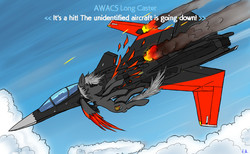 Size: 1500x925 | Tagged: safe, artist:lth935, pegasus, pony, ace combat, ace combat 7, aircraft, sol squadron, x-02 wyvern