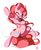 Size: 1586x1921 | Tagged: safe, artist:tohupo, pinkie pie, earth pony, pony, g4, bipedal, cute, diapinkes, eyes closed, female, hoof hold, mare, microphone, open mouth, simple background, singing, solo, white background