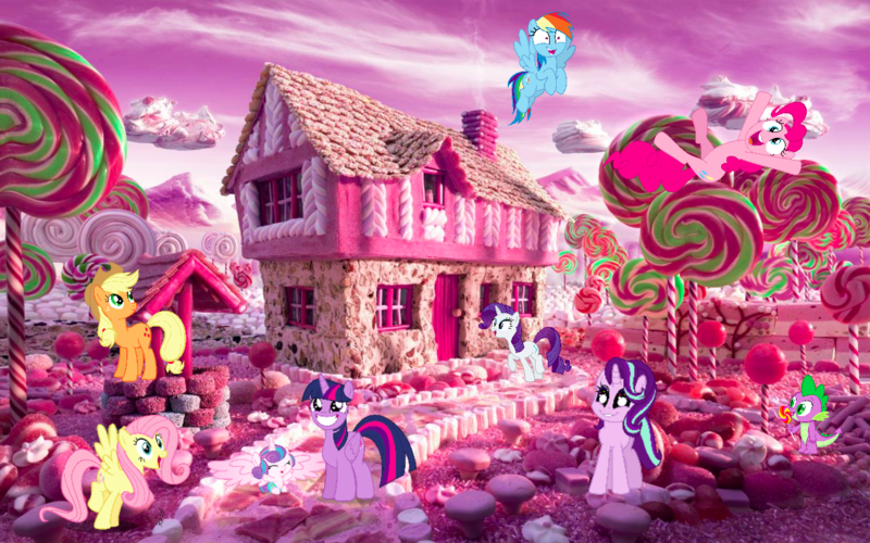 2164859 Safe Applejack Fluttershy Pinkie Pie Princess Flurry Heart Rainbow Dash Rarity Spike Starlight Glimmer Twilight Sparkle Alicorn Pony Candyland Gingerbread House Lollipop Trees Mane Seven Mane Six Twilight Sparkle Alicorn The best gifs are on giphy. derpibooru