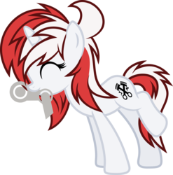 Size: 4000x4056 | Tagged: safe, artist:fuzzybrushy, oc, oc only, oc:stock piston, pony, unicorn, eyes closed, show accurate, simple background, solo, transparent background