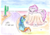 Size: 2472x1744 | Tagged: safe, artist:gafelpoez, pinkie pie, rainbow dash, earth pony, pegasus, pony, g4, cactus, desert, queen, road, sleeping