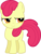 Size: 3669x4816 | Tagged: safe, artist:itchykitchy, edit, editor:slayerbvc, vector edit, apple bloom, earth pony, pony, g4, accessory-less edit, female, filly, missing accessory, simple background, solo, transparent background, vector