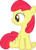 Size: 2858x3937 | Tagged: safe, artist:overdriv3n, edit, editor:slayerbvc, vector edit, apple bloom, earth pony, pony, g4, accessory-less edit, adorabloom, cute, female, high res, missing accessory, simple background, sitting, solo, transparent background, vector