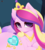 Size: 3462x3888 | Tagged: safe, artist:xsatanielx, princess cadance, alicorn, pony, g4, cheek fluff, crown, cute, cutedance, ear fluff, female, high res, jewelry, looking at you, lovebutt, lying down, mare, on side, regalia, solo