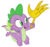 Size: 2125x2000 | Tagged: safe, artist:sketchmcreations, spike, dragon, g4, the big mac question, claws, disembodied hand, flying, hand, high res, implied discord, male, open mouth, simple background, solo, transparent background, vector, winged spike, wings