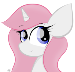 Size: 1111x1068 | Tagged: safe, artist:sugarcloud12, oc, oc only, oc:snowflake sprinkle, pony, unicorn, bust, female, mare, portrait, simple background, solo, transparent background