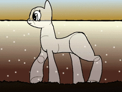 Size: 720x540 | Tagged: safe, oc, oc:sketchy (8chan), earth pony, pony, /pone/, 8chan, animated, solo, sound, sunset, walk cycle, walking, webm