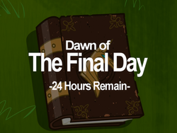 Size: 760x572 | Tagged: safe, edit, edited screencap, screencap, g4, book, book of harmony, countdown, dawn of the final day, end of ponies, meme, no pony, text, the legend of zelda, the legend of zelda: majora's mask