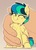 Size: 813x1139 | Tagged: safe, artist:shinodage, oc, oc only, oc:apogee, human, pegasus, pony, :t, behaving like a bird, birb, chest fluff, chest freckles, cute, daaaaaaaaaaaw, diageetes, ear fluff, eyelashes, eyes closed, female, filly, fluffy, freckles, gray background, hand, holding a pony, in goliath's palm, micro, ocbetes, petting, precious, shinodage is trying to murder us, simple background, sitting, smiling, smol, solo focus, teenager, tiny, tiny ponies, wing fluff