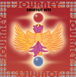 Size: 1264x1281 | Tagged: safe, artist:grapefruitface1, derpibooru exclusive, scootaloo, pegasus, pony, g4, album cover, female, filly, flying, happy birthday mlp:fim, journey (band), mlp fim's ninth anniversary, music reference, ponified, ponified album cover, scootaloo can fly, updated