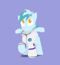 Size: 830x897 | Tagged: safe, artist:captainhoers, oc, oc only, oc:concorde, pegasus, pony, the sunjackers, nonbinary, offspring, older, parent:soarin', parent:spitfire, parents:soarinfire, simple background, solo
