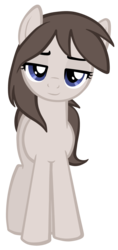 Size: 964x2044 | Tagged: safe, artist:petraea, oc, oc only, earth pony, pony, female, mare, simple background, solo, transparent background, vector