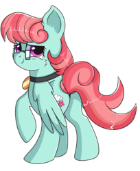 Size: 1280x1565 | Tagged: safe, artist:rainbowtashie, posey shy, windy whistles, oc, oc only, oc:gentle breeze, pegasus, pony, g4, commissioner:bigonionbean, cute, female, fusion, fusion:gentle breeze, mare, solo, wide hips